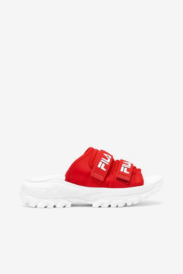 Fila Outdoor Women's Sandals - Red/White/White,NZ 835-30694